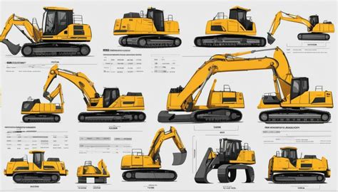 hitachi excavator size chart